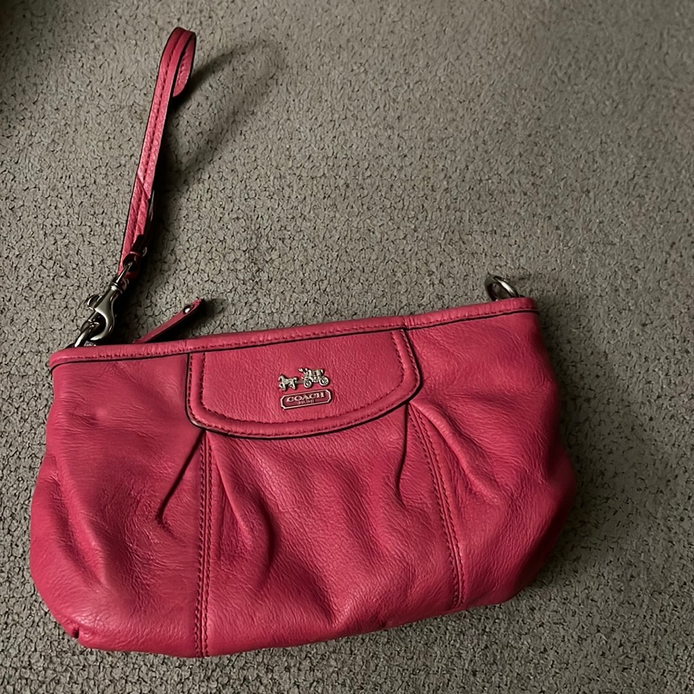 Pink Coach Clutch